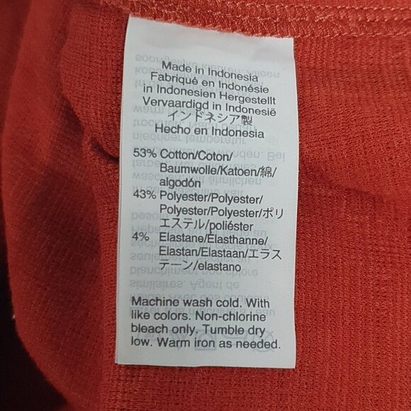 Madewell Womens Orange Eloise Off The Shoulder Mini Dress Size Large - Picture 10 of 11